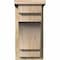 Ekena Millwork Mediterranean Rough Sawn Corbel w/Backplate, Douglas Fir, 8"W x 12"D x 16"H COR08X12X16MED01RDF - alternate 2